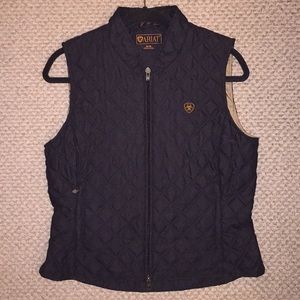 Ariat Black Quilted Vest